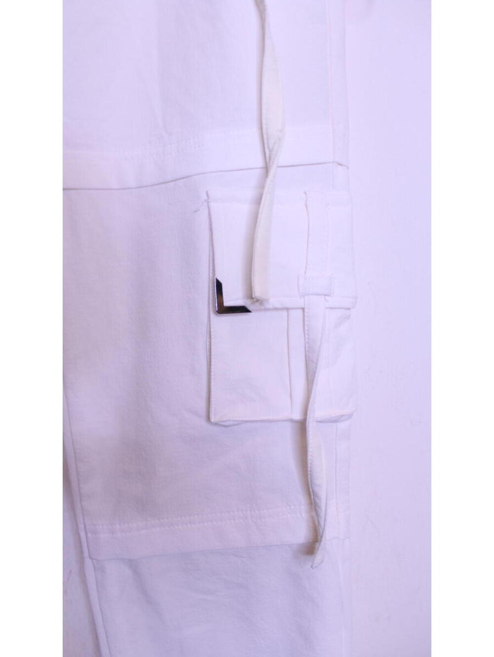 NWT Maniere De Voir White Cargo Pants - US 8 - Picture 3 of 6
